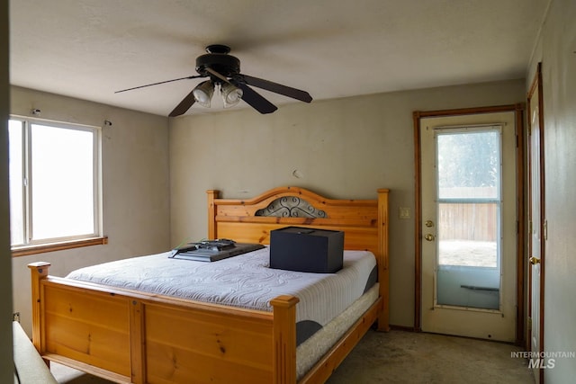 1011 N Spirea, Boise, ID 83713 - bedroom featuring light colored carpet and a ceiling fan