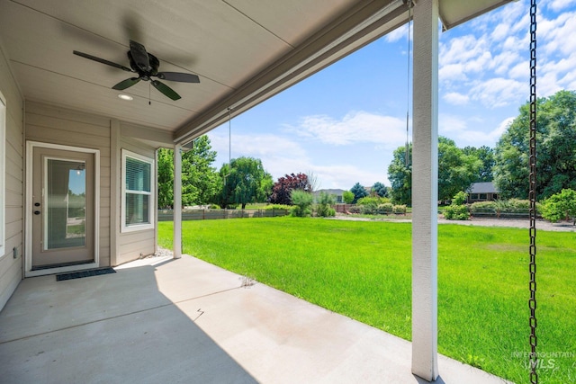 7253 River View Dr, Marsing, ID 83639 - view of patio / terrace featuring ceiling fan