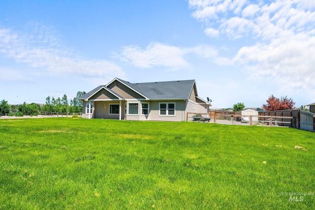 7253 River View Dr, Marsing, ID 83639 - rear view of property with a fenced backyard