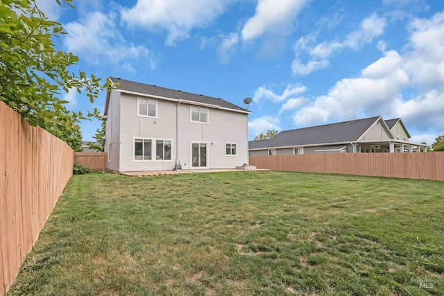 5467 N Claret Cup Way, Meridian, ID 83646 - back of property with a patio