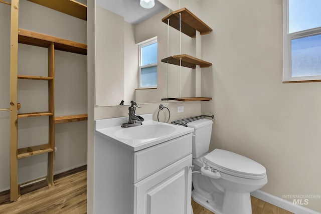321 S Powerline Rd, Nampa, ID 83686 - bathroom featuring wood finished floors and vanity