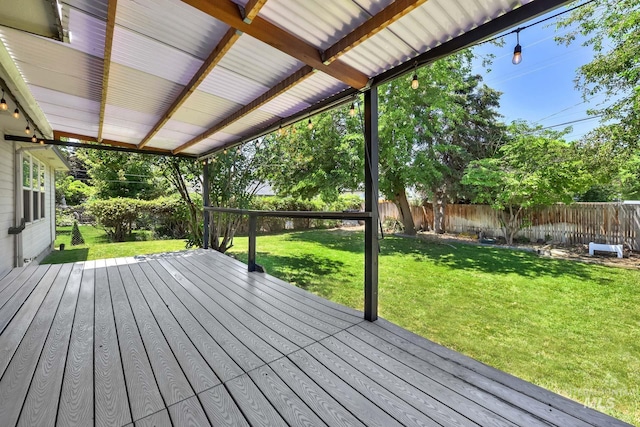 321 S Powerline Rd, Nampa, ID 83686 - wooden deck featuring a fenced backyard