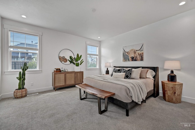 11844 N 21st Ave, Boise, ID 83714 - bedroom featuring light colored carpet, baseboards, and recessed lighting