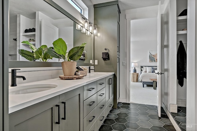 11844 N 21st Ave, Boise, ID 83714 - bathroom with ensuite bathroom, double vanity, and tile patterned flooring