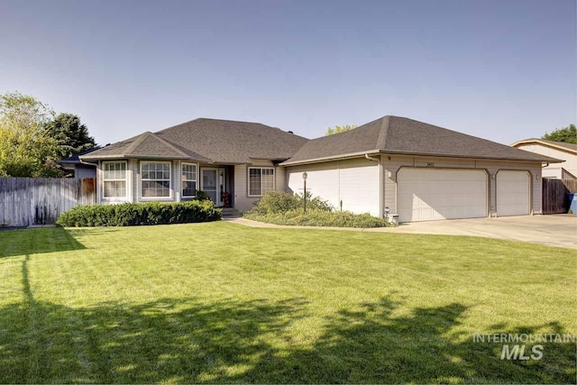 3411 Wilson Ln, Nampa, ID 83686 - view of front facade featuring an attached garage and concrete driveway