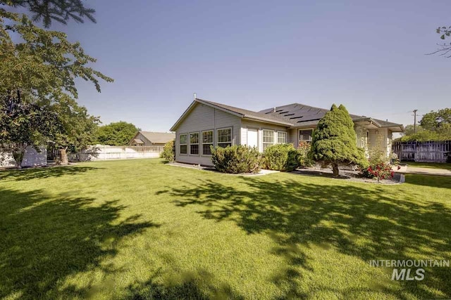 3411 Wilson Ln, Nampa, ID 83686 - back of property with solar panels