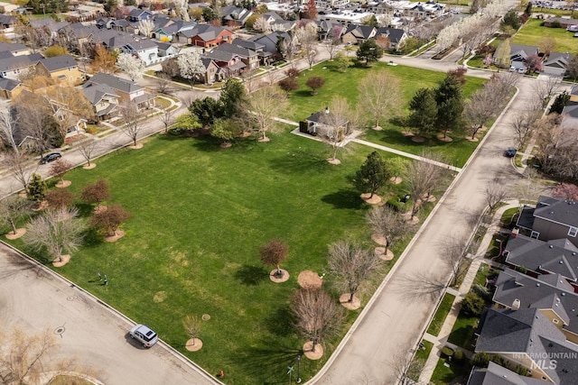birds eye view of property featuring a residential view