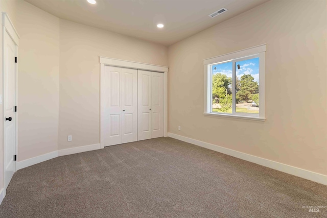4320 SW 2nd Ave, New Plymouth, ID 83655 - unfurnished bedroom with carpet, recessed lighting, and a closet
