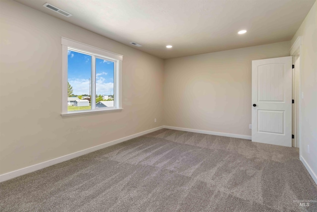 4320 SW 2nd Ave, New Plymouth, ID 83655 - carpeted spare room with baseboards and recessed lighting