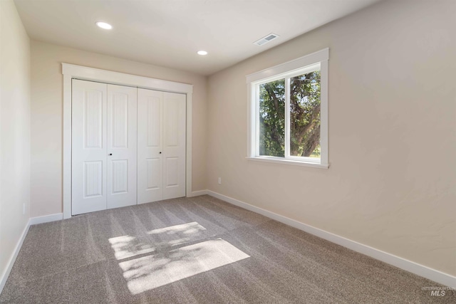 4320 SW 2nd Ave, New Plymouth, ID 83655 - unfurnished bedroom with carpet floors, recessed lighting, and a closet