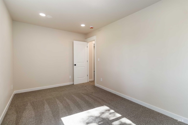 4320 SW 2nd Ave, New Plymouth, ID 83655 - carpeted empty room with recessed lighting and a smoke detector