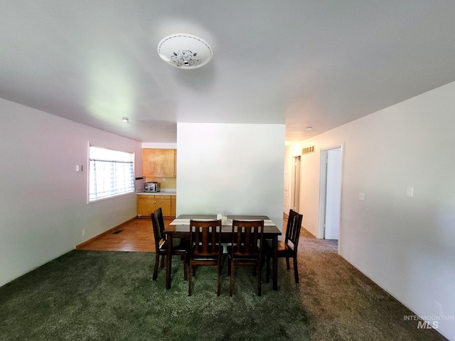 102 N Hornet Creek Rd, Council, ID 83612 - dining area featuring carpet floors