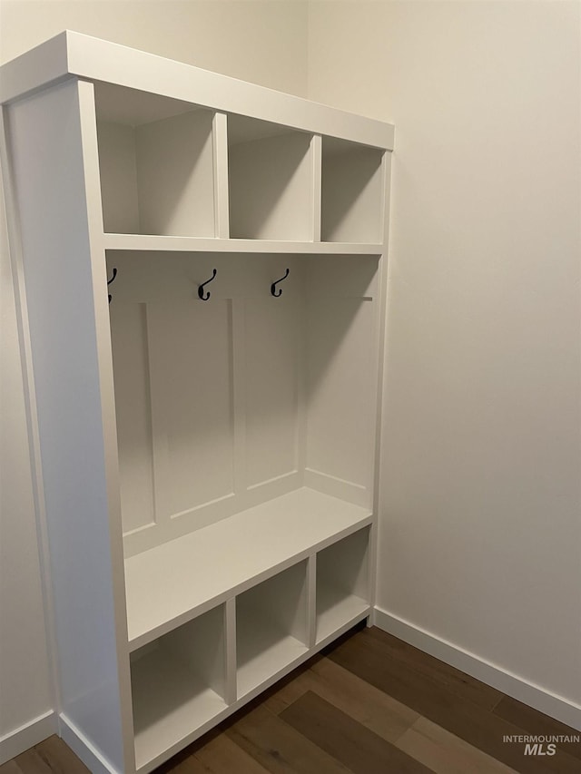 1207 Frank Henry Rd, Twin Falls, ID 83301 - mudroom with dark wood-type flooring and baseboards