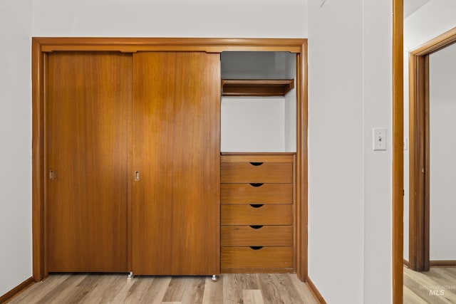 view of closet