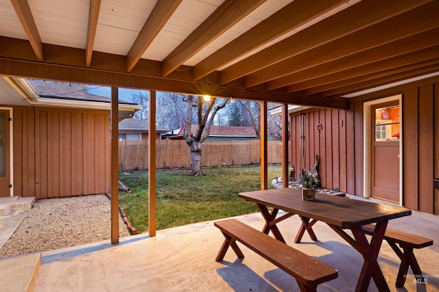 view of patio