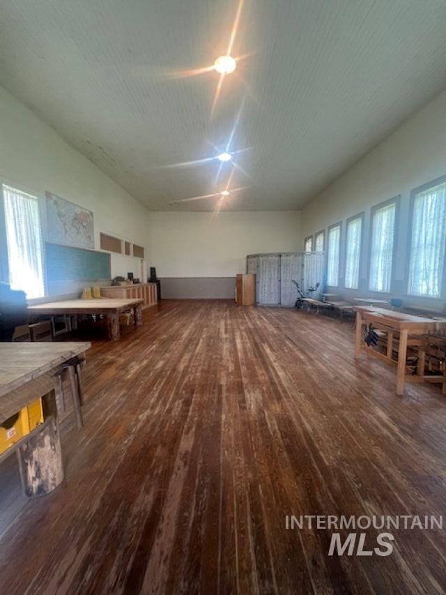 2070 Woodland Rd, Kamiah, ID 83536 - miscellaneous room featuring hardwood / wood-style flooring and healthy amount of natural light