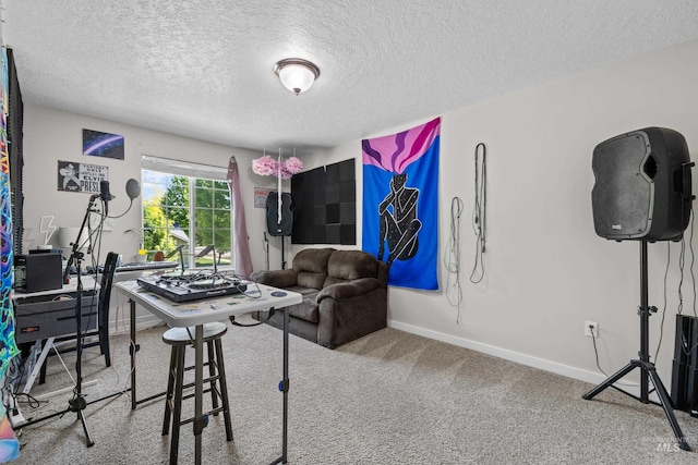 2145 W Quilceda, Kuna, ID 83634 - playroom with carpet floors, baseboards, and a textured ceiling