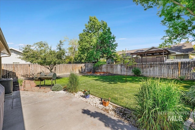 206 Diamond Dr, Kimberly, ID 83341 - view of yard with a patio and central AC unit
