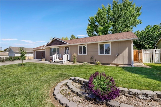 206 Diamond Dr, Kimberly, ID 83341 - ranch-style home with driveway and an attached garage