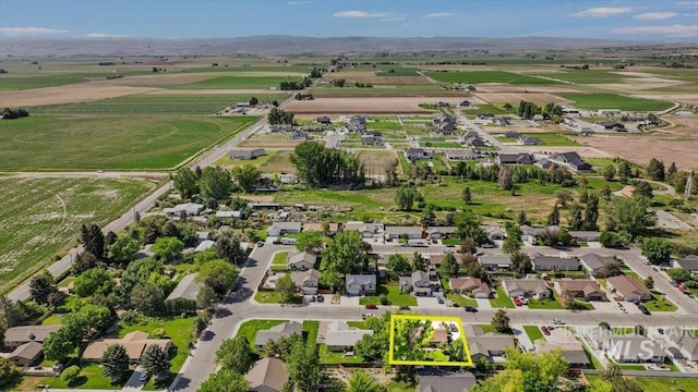 206 Diamond Dr, Kimberly, ID 83341 - aerial perspective of suburban area featuring property parcel outlined