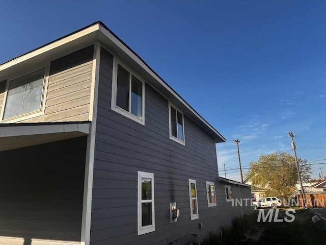 view of property exterior