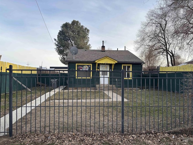 view of bungalow