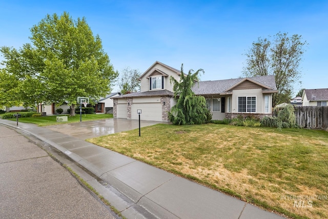 511 Bitterbrush Ave, Nampa, ID 83686 - view of front of property featuring concrete driveway and a shingled roof