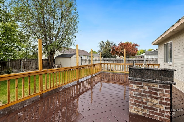 511 Bitterbrush Ave, Nampa, ID 83686 - deck with a fenced backyard