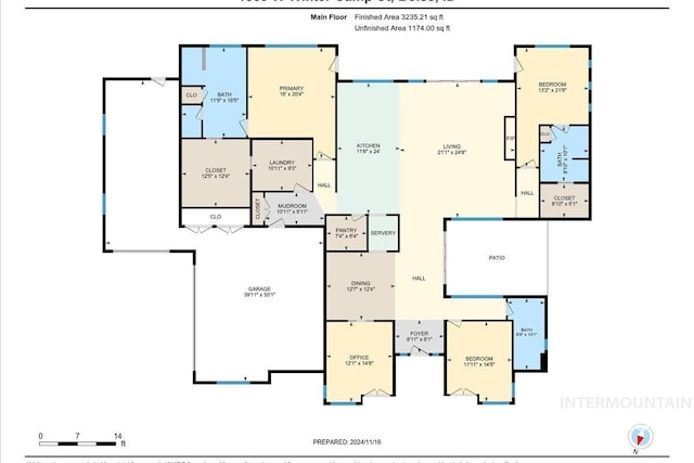 1889 W Winter Camp Ct, Boise, ID 83703 - floor plan / room layout