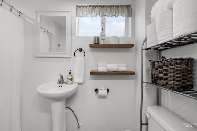 bathroom with toilet