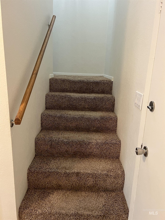 view of stairs