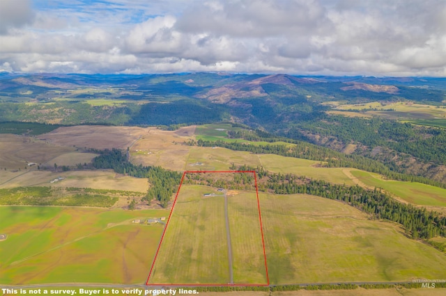 1400 Texas Ridge Rd, Deary, ID 83823 - bird's eye view with a mountain view