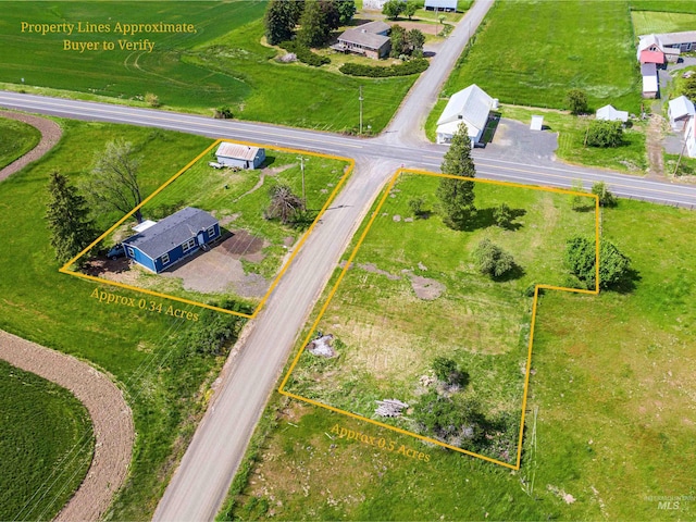 12798 King Rd, Kendrick, ID 83537 - aerial overview of property's location with property parcel outlined