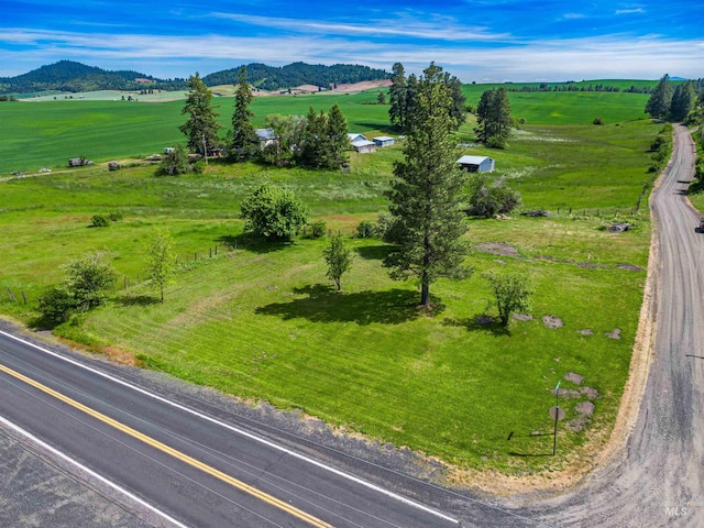 12798 King Rd, Kendrick, ID 83537 - overview of rural landscape featuring a mountain backdrop and a pastoral area