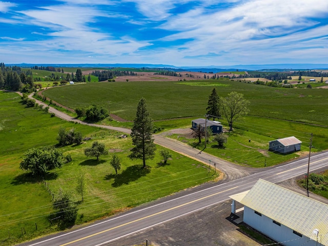 12798 King Rd, Kendrick, ID 83537 - aerial view of sparsely populated area featuring mountains and a pastoral area