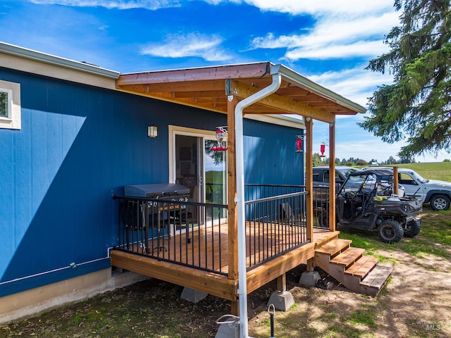 12798 King Rd, Kendrick, ID 83537 - view of wooden terrace