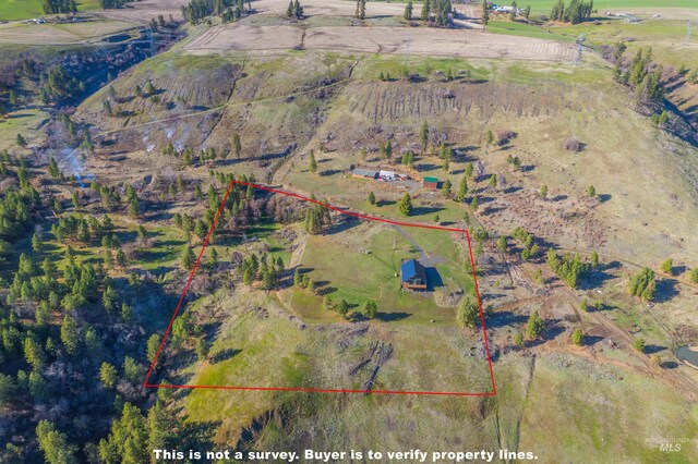 520 Valley View Dr, Lenore, ID 83541 - aerial view with a rural view