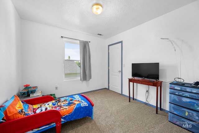 1056 S Hebgon Lake Ave, Middleton, ID 83644 - carpeted bedroom featuring a textured ceiling and baseboards