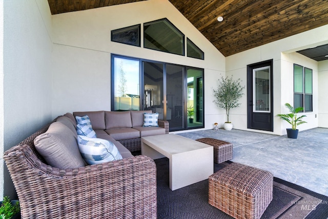 11127 Lake Lowell Ave, Nampa, ID 83686 - view of patio / terrace with an outdoor hangout area