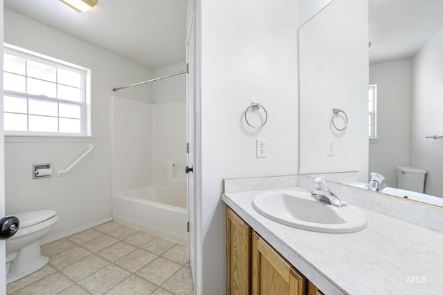 224 Paintbrush Cir, Twin Falls, ID 83301 - bathroom featuring toilet, healthy amount of natural light, and vanity