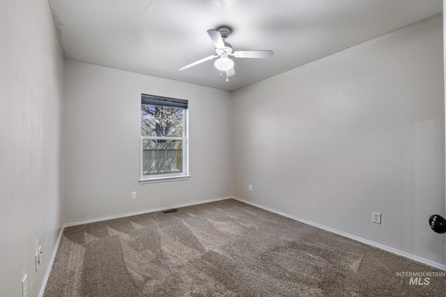 224 Paintbrush Cir, Twin Falls, ID 83301 - carpeted empty room featuring ceiling fan and baseboards