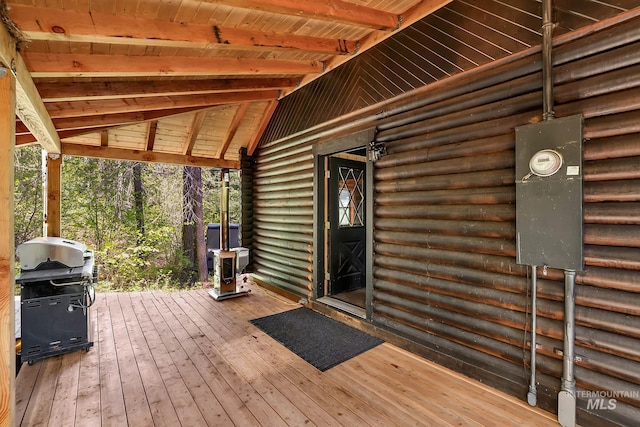 1221 Fox Rd, Cascade, ID 83611 - deck featuring area for grilling