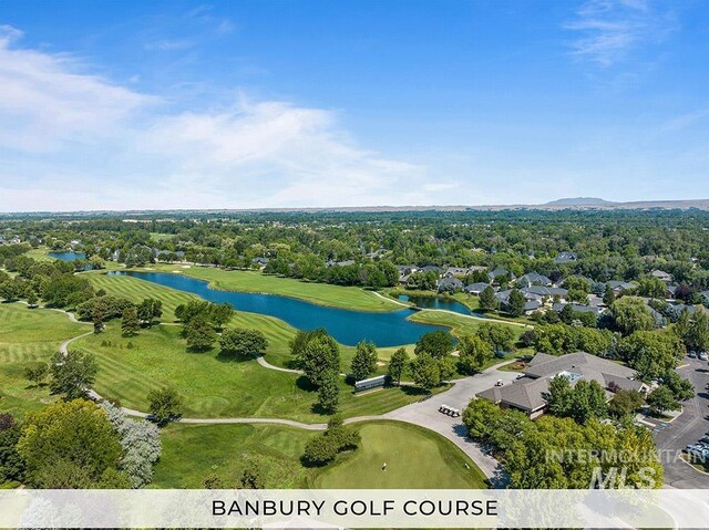 3484 W Retreat St Lot 23/6, Eagle, ID 83616 - aerial perspective of suburban area featuring a nearby body of water and a golf club