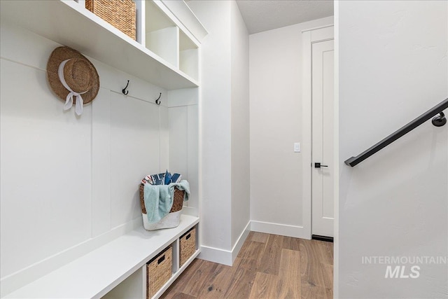 3484 W Retreat St Lot 23/6, Eagle, ID 83616 - mudroom with wood finished floors and baseboards