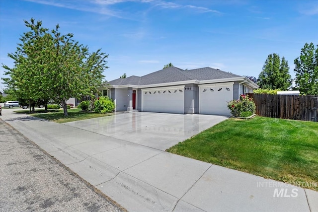 4456 N Weston Ave, Meridian, ID 83646 - ranch-style house with a garage and concrete driveway