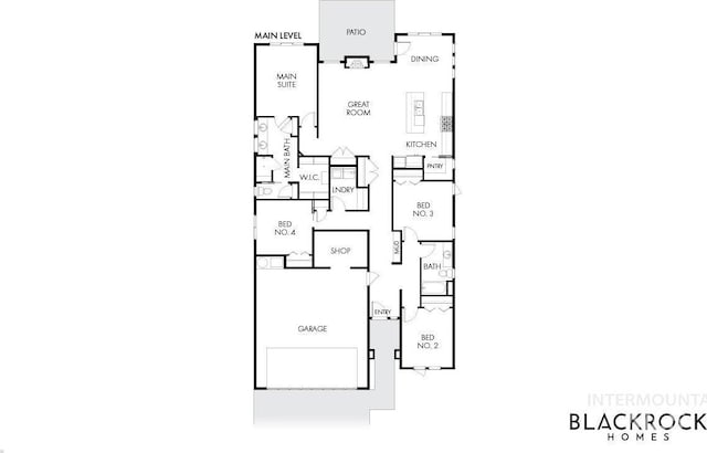 6998 S Tindaris Ave, Meridian, ID 83642 - view of property floor plan