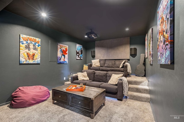 2570 Reservoir Rd, Clarkston, WA 99403 - cinema room with carpet floors and recessed lighting