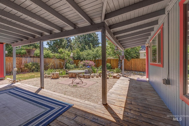 5132 S Council Bluffs Way, Boise, ID 83716 - deck featuring a fenced backyard