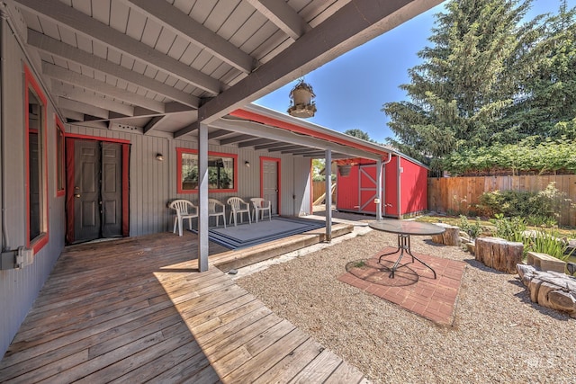 5132 S Council Bluffs Way, Boise, ID 83716 - deck with a fenced backyard and a patio