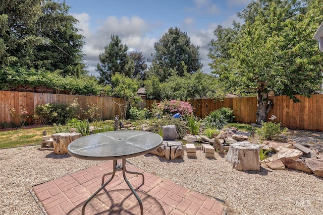 5132 S Council Bluffs Way, Boise, ID 83716 - fenced backyard with a patio